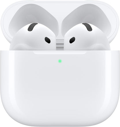 Airpods 4 Wireless Earbuds, Bluetooth Headphones, Personalized Spatial Audio, Sweat and Water Resistant, USB - C Charging Case, H2 Chip, up to 30 Hours of Battery Life, Effortless Setup for Iphone - ILLumiwave