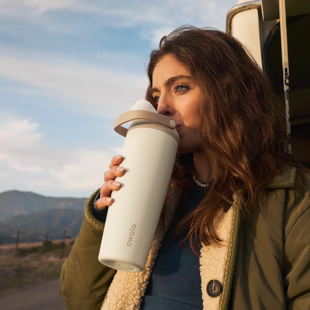 Freesip Sway - Stainless Steel - 30 - Oz. - Tan (Lightly Toasted) - ILLumiwave
