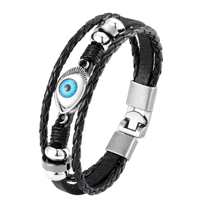 Chic Evil Eye Layered Bracelet - ILLumiwave