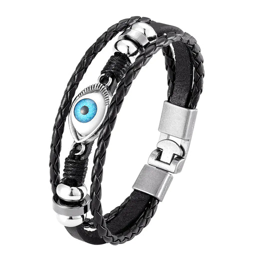 Chic Evil Eye Layered Bracelet - ILLumiwave