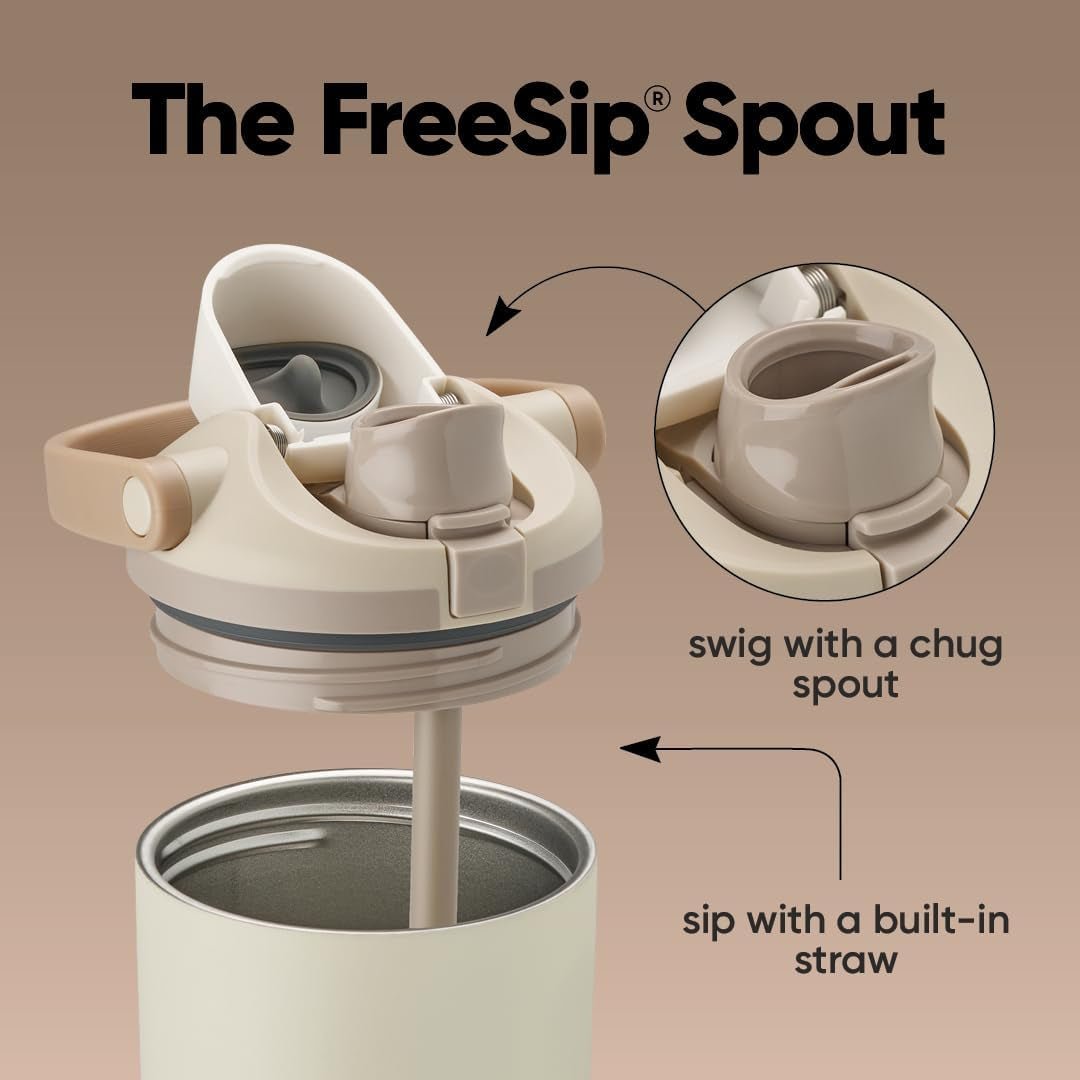 Freesip Sway - Stainless Steel - 30 - Oz. - Tan (Lightly Toasted) - ILLumiwave