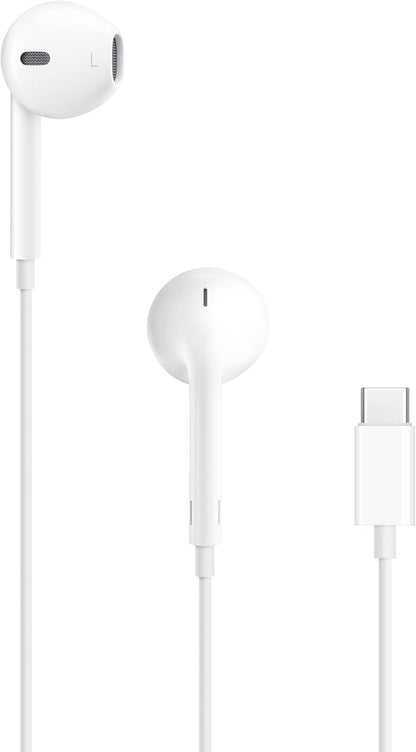Earpods Headphones with USB - C Plug, Wired Ear Buds with Built - In Remote to Control Music, Phone Calls, and Volume - ILLumiwave