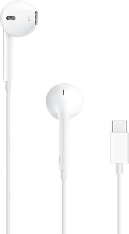 Earpods Headphones with USB - C Plug, Wired Ear Buds with Built - In Remote to Control Music, Phone Calls, and Volume - ILLumiwave